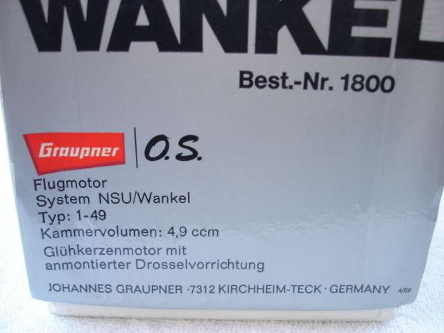 Graupner-O.S.-NSU-wankel-Best.-Nr.1800